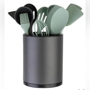 360° Rotating Rotating Extra Large Kitchen Utensil Holder For Counter